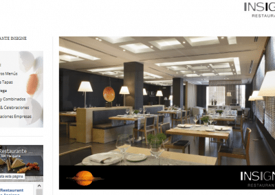Programación Página web Hotel Ignacio – Restaurante Insigne