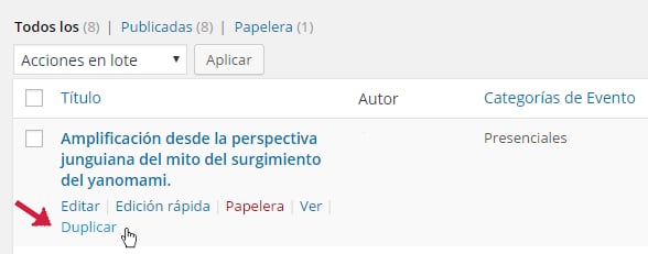 duplicar post y páginas sin plugin